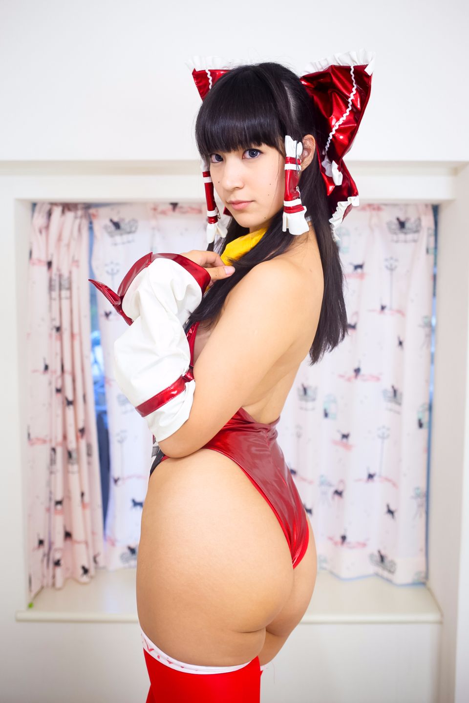 Tóc đen 19 tuổi thẳng cạo lớp xinh đẹp Lớp 04 Reimu