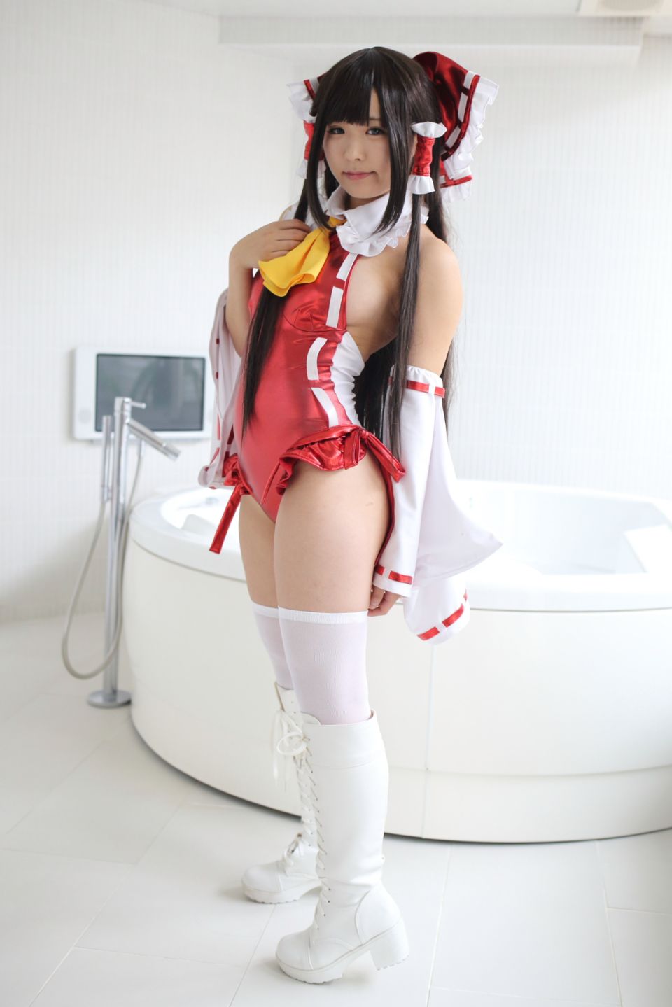 145cm e cốc tóc đen thẳng cô gái xinh đẹp Lớp Komugi 16 Reimu