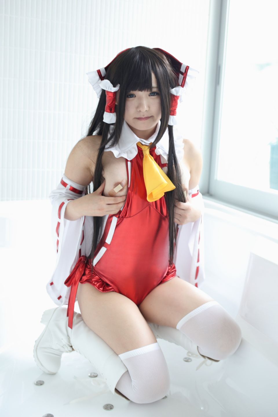 145cm e cốc tóc đen thẳng cô gái xinh đẹp Lớp Komugi 16 Reimu