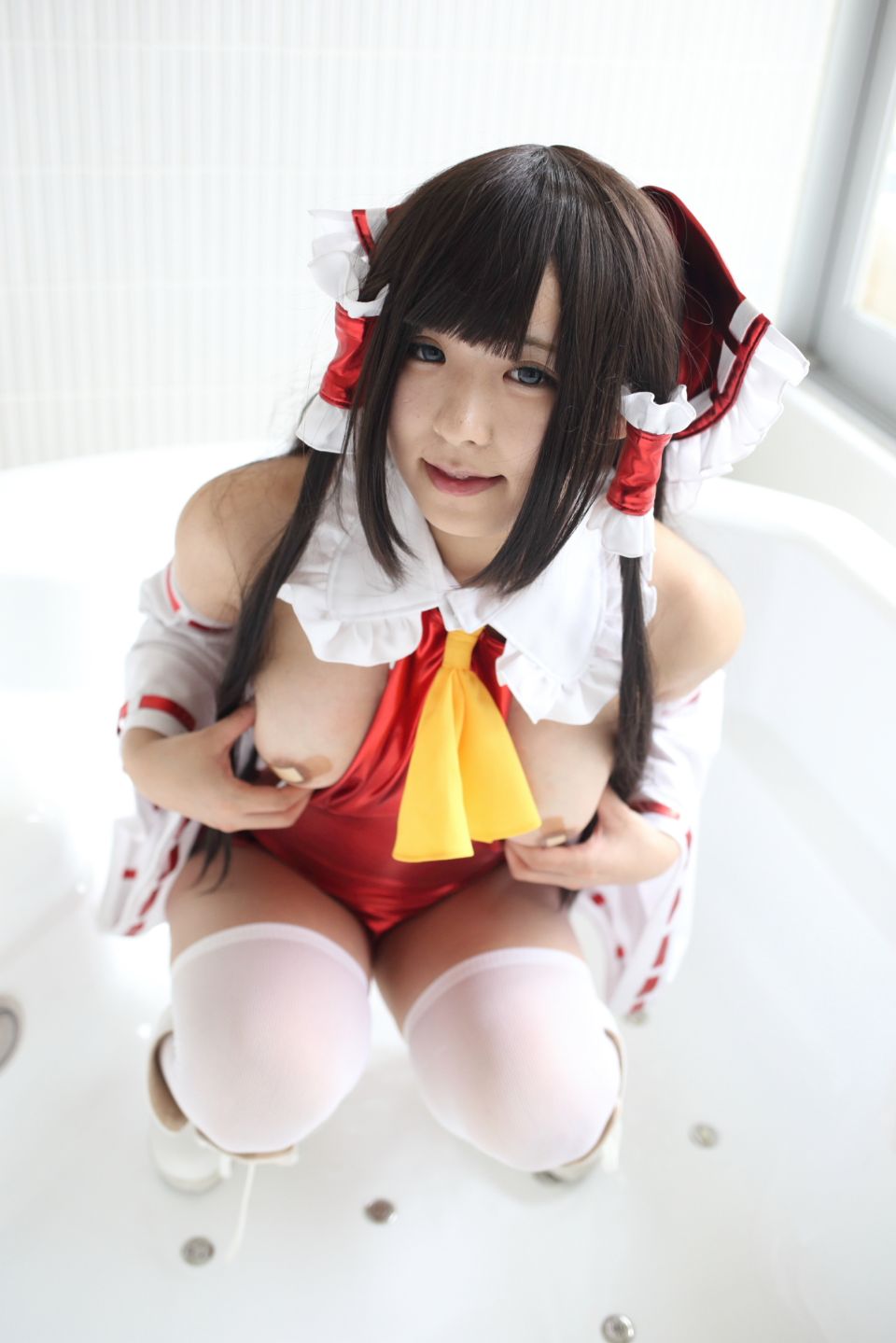 145cm e cốc tóc đen thẳng cô gái xinh đẹp Lớp Komugi 16 Reimu