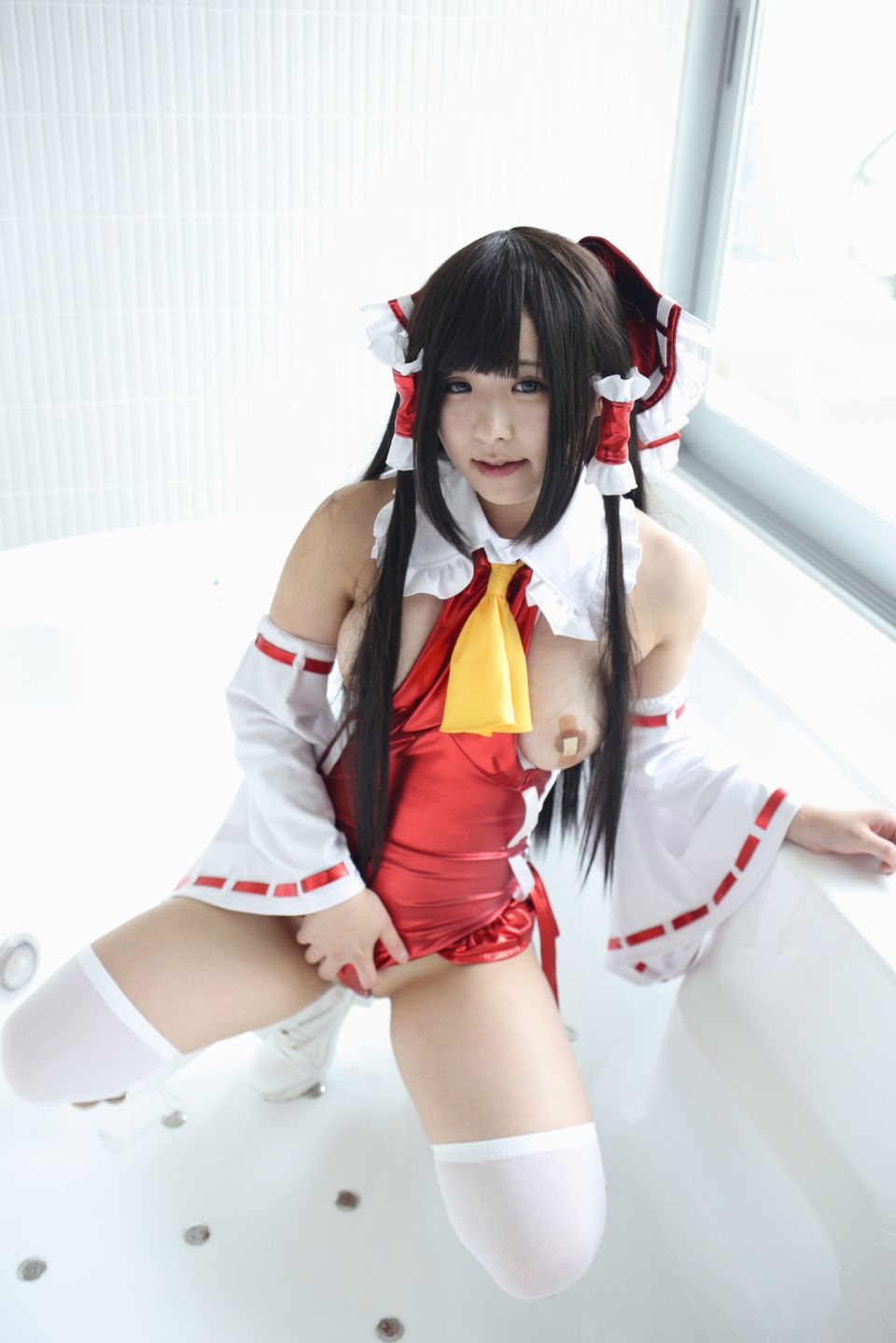 145cm e cốc tóc đen thẳng cô gái xinh đẹp Lớp Komugi 16 Reimu