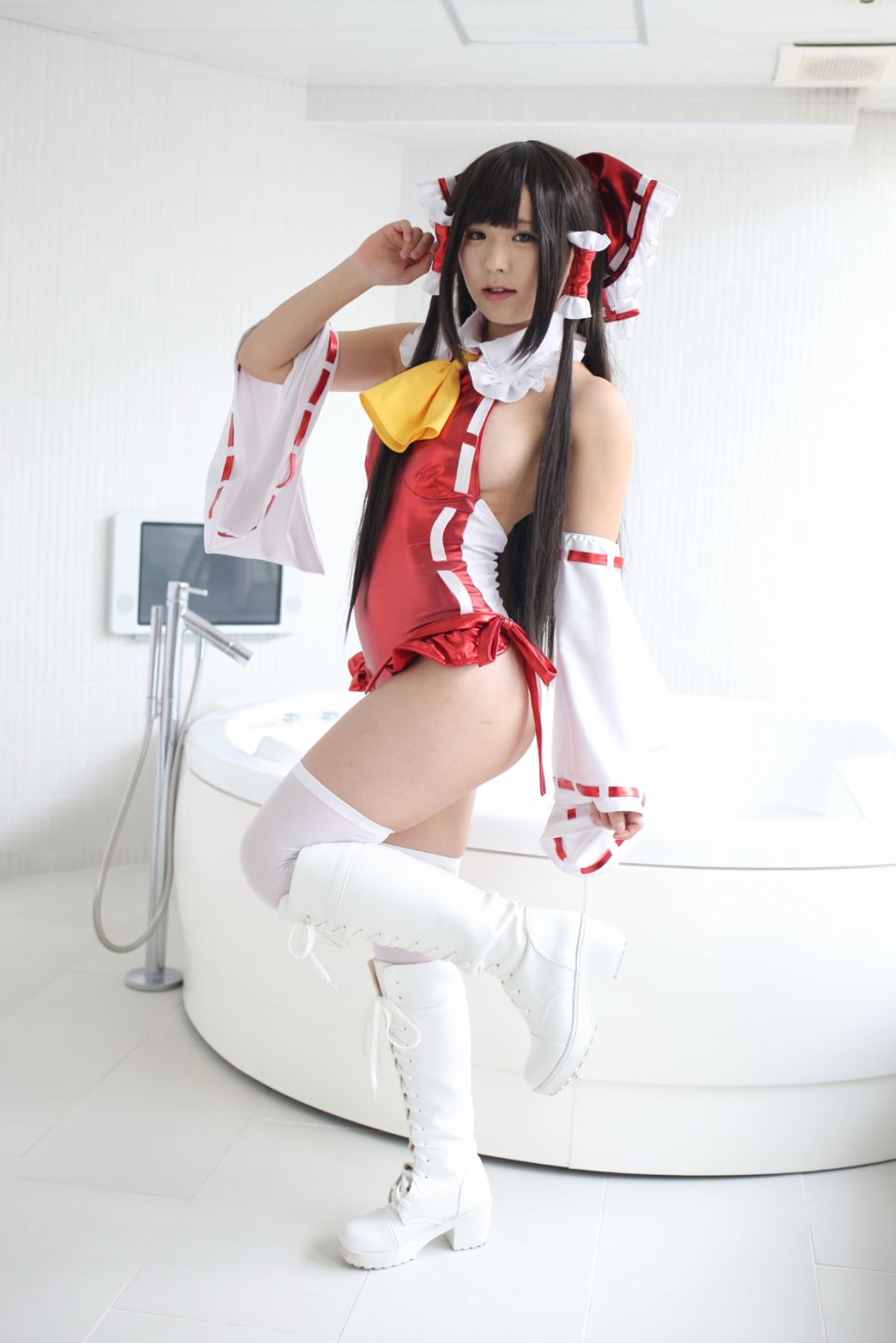 145cm e cốc tóc đen thẳng cô gái xinh đẹp Lớp Komugi 16 Reimu