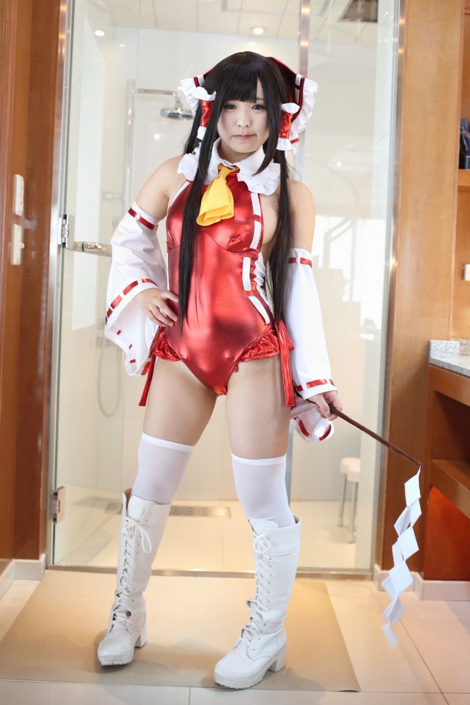 145cm e cốc tóc đen thẳng cô gái xinh đẹp Lớp Komugi 16 Reimu