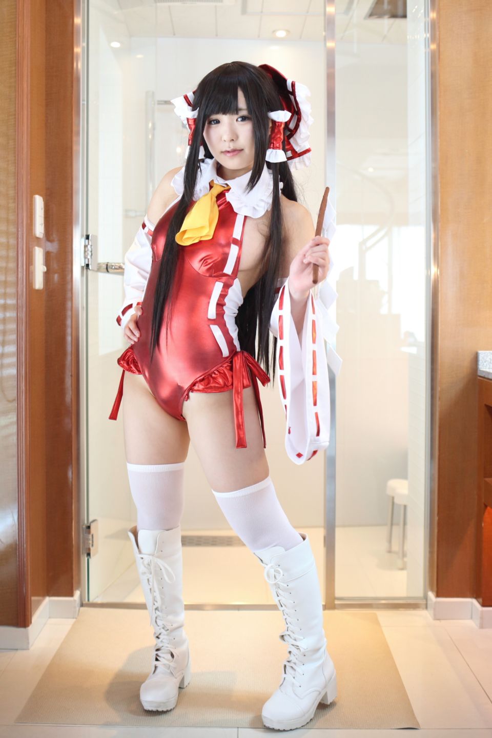 145cm e cốc tóc đen thẳng cô gái xinh đẹp Lớp Komugi 16 Reimu