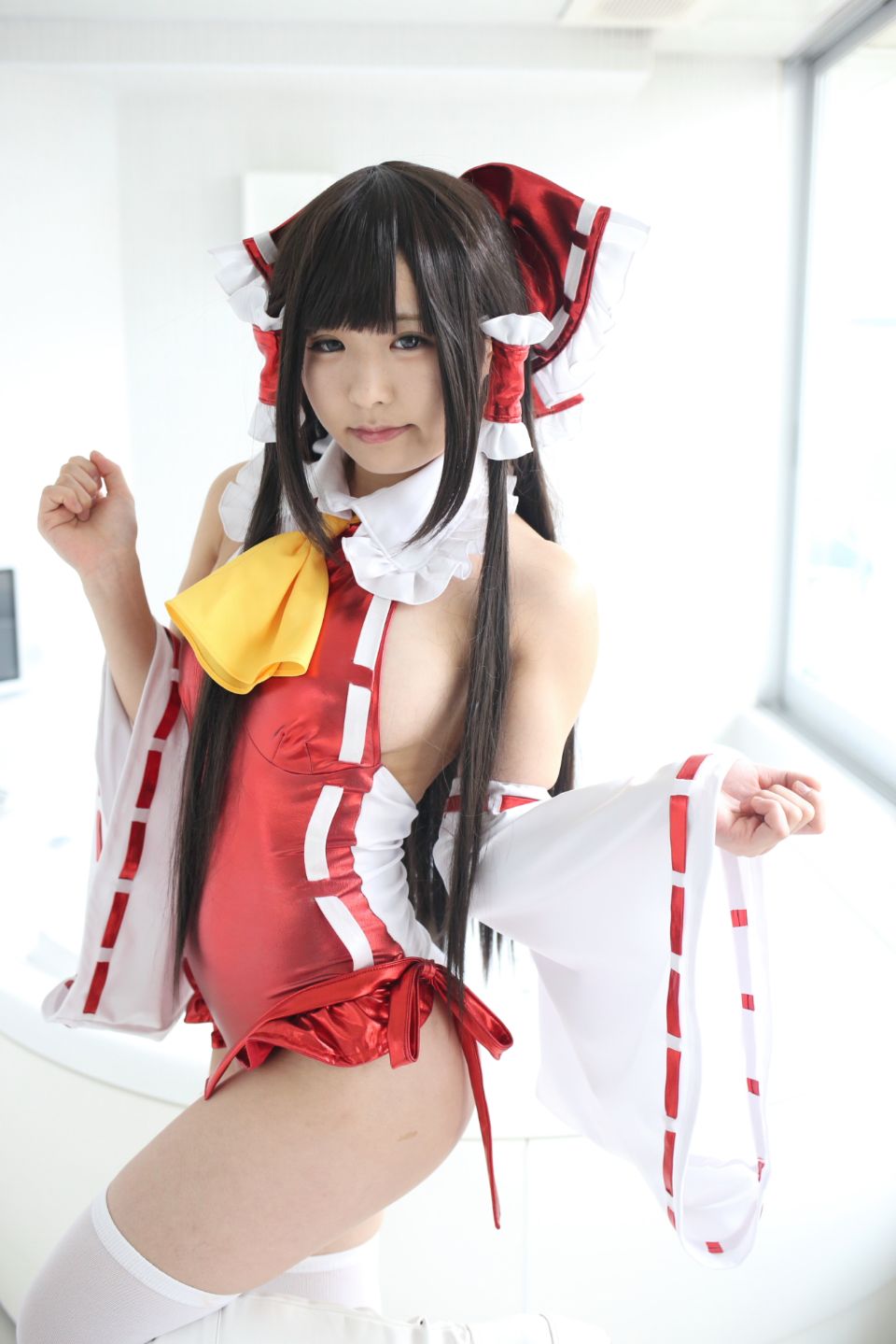 145cm e cốc tóc đen thẳng cô gái xinh đẹp Lớp Komugi 16 Reimu