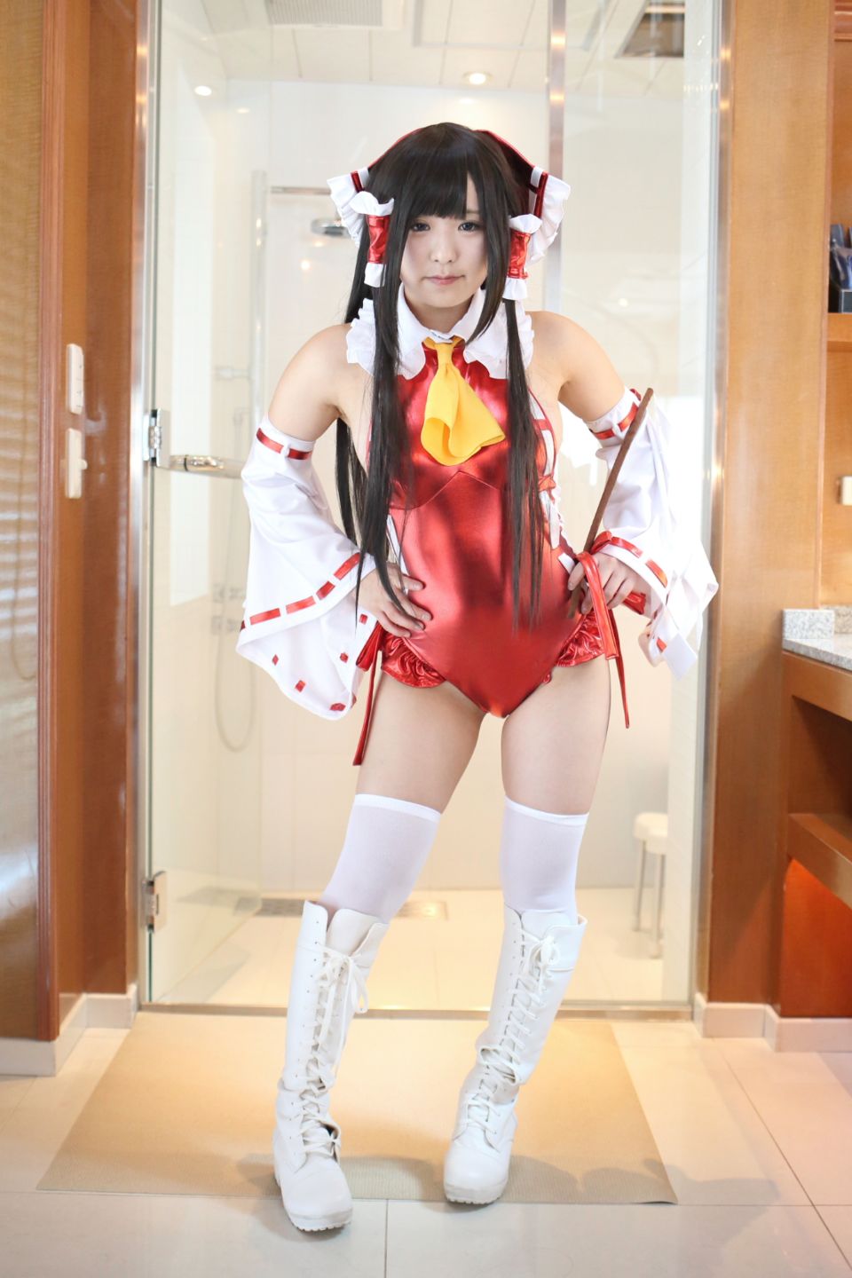 145cm e cốc tóc đen thẳng cô gái xinh đẹp Lớp Komugi 16 Reimu