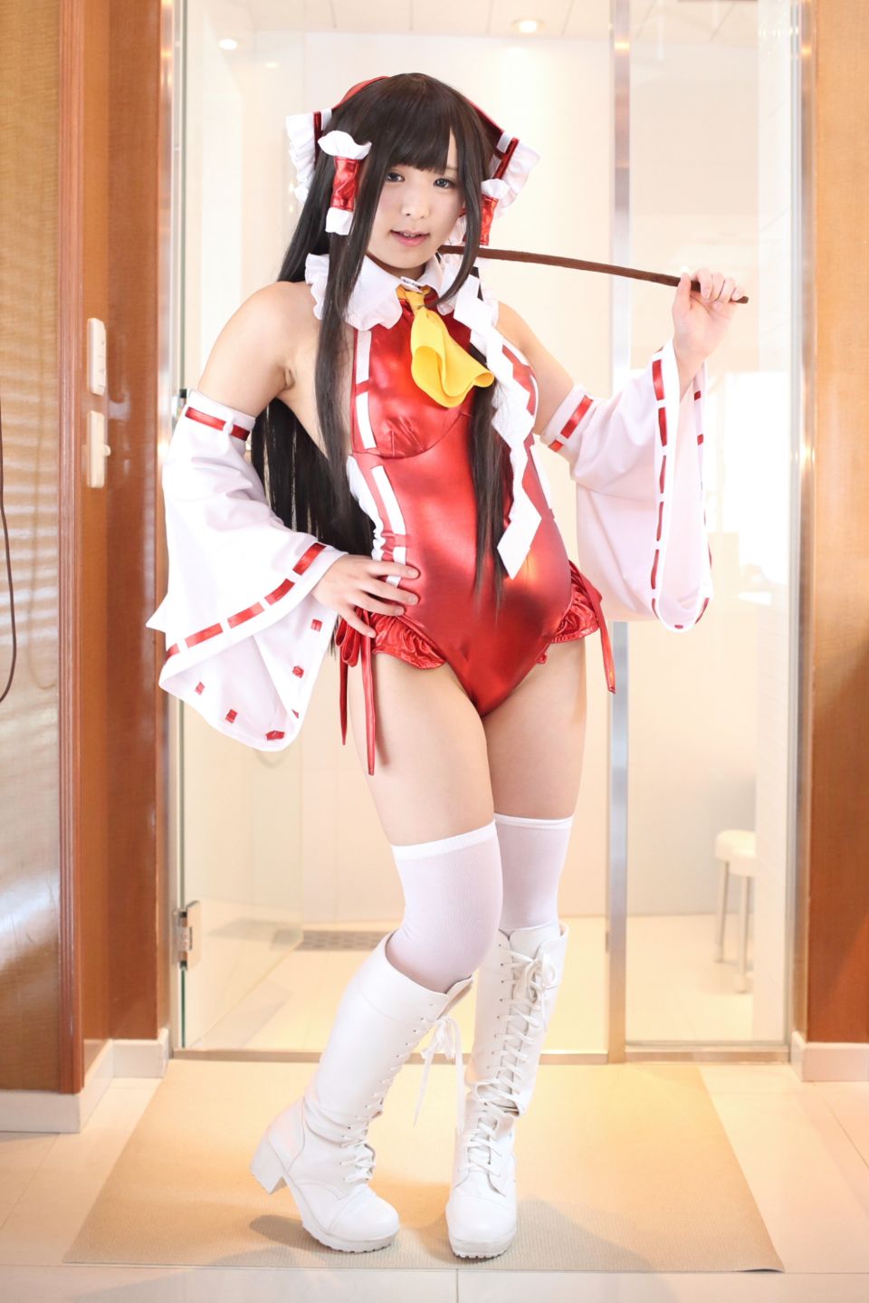 145cm e cốc tóc đen thẳng cô gái xinh đẹp Lớp Komugi 16 Reimu