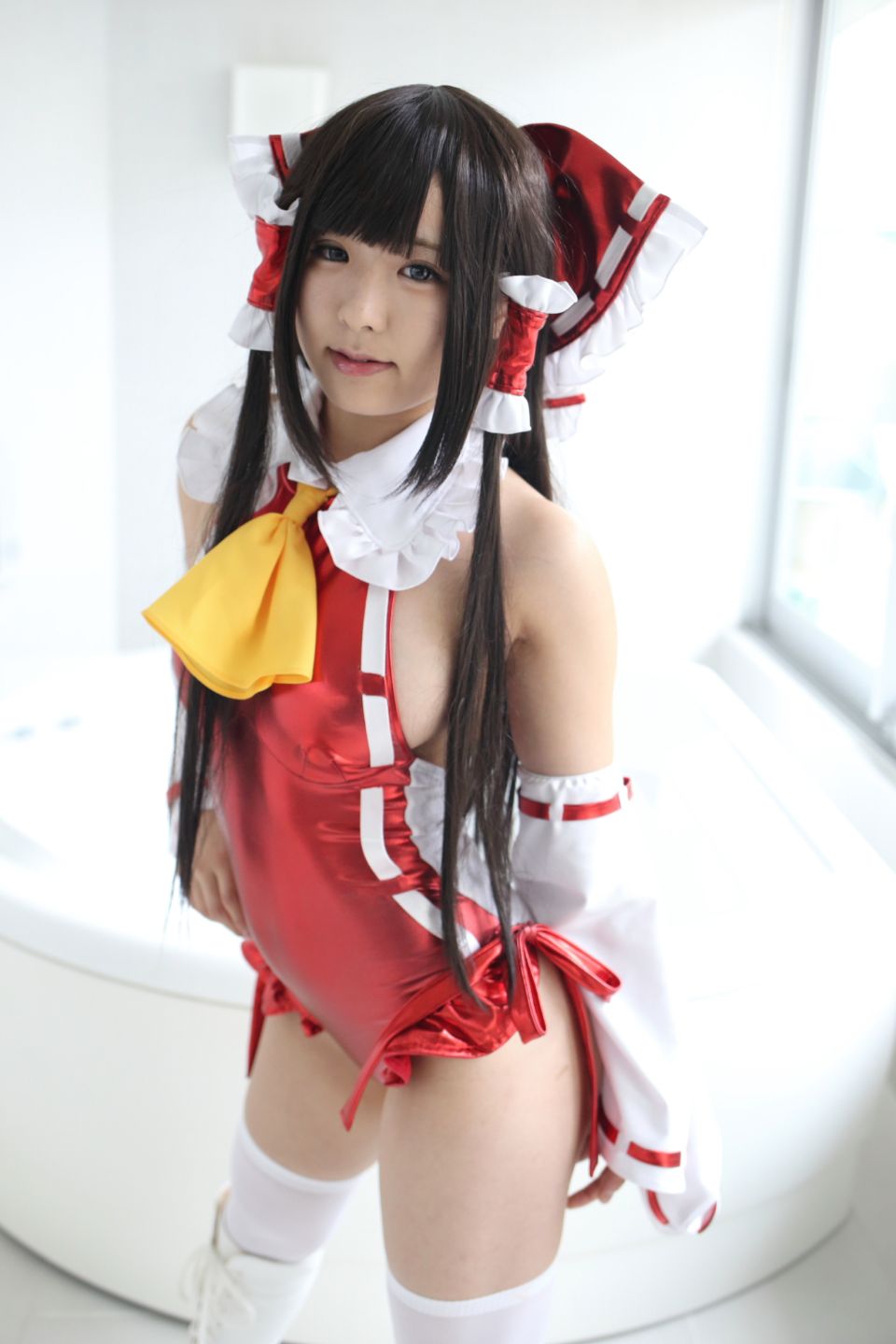 145cm e cốc tóc đen thẳng cô gái xinh đẹp Lớp Komugi 16 Reimu