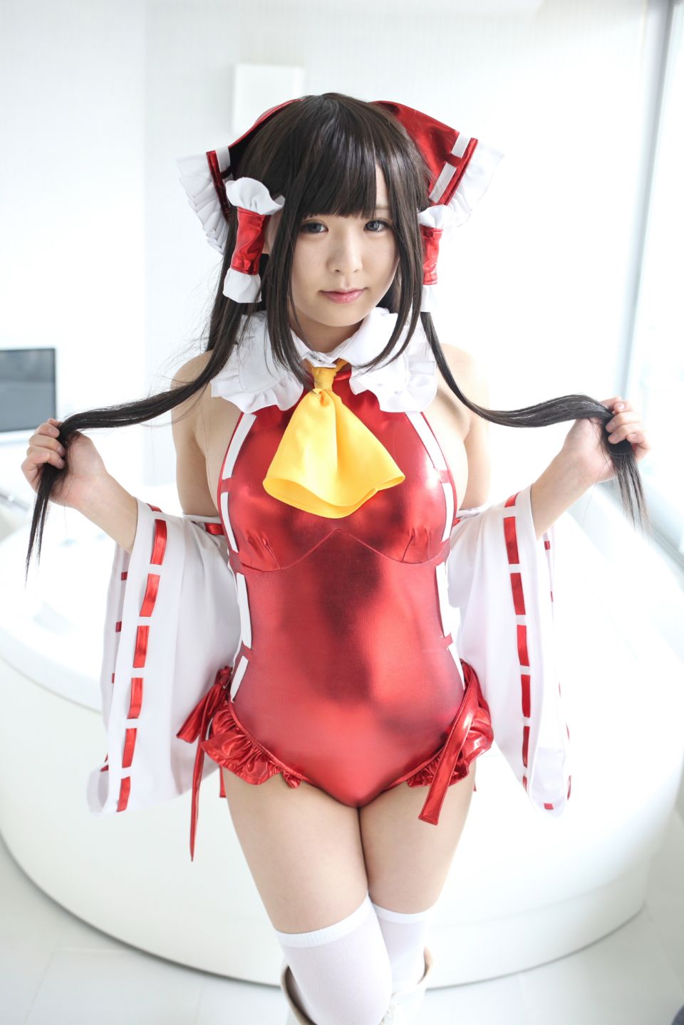 145cm e cốc tóc đen thẳng cô gái xinh đẹp Lớp Komugi 16 Reimu