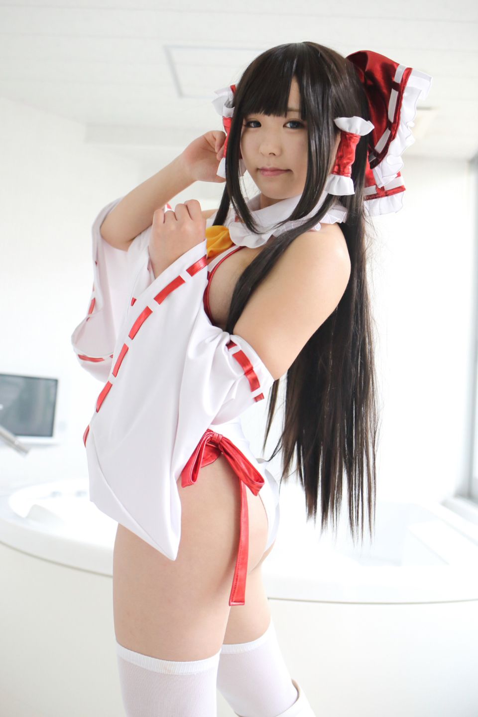 145cm e cốc tóc đen thẳng cô gái xinh đẹp Lớp Komugi 16 Reimu