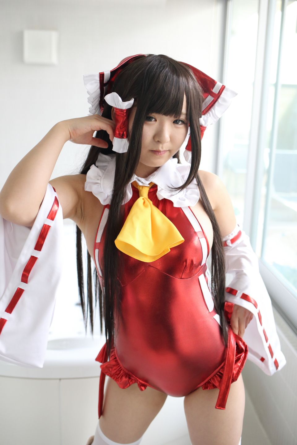 145cm e cốc tóc đen thẳng cô gái xinh đẹp Lớp Komugi 16 Reimu