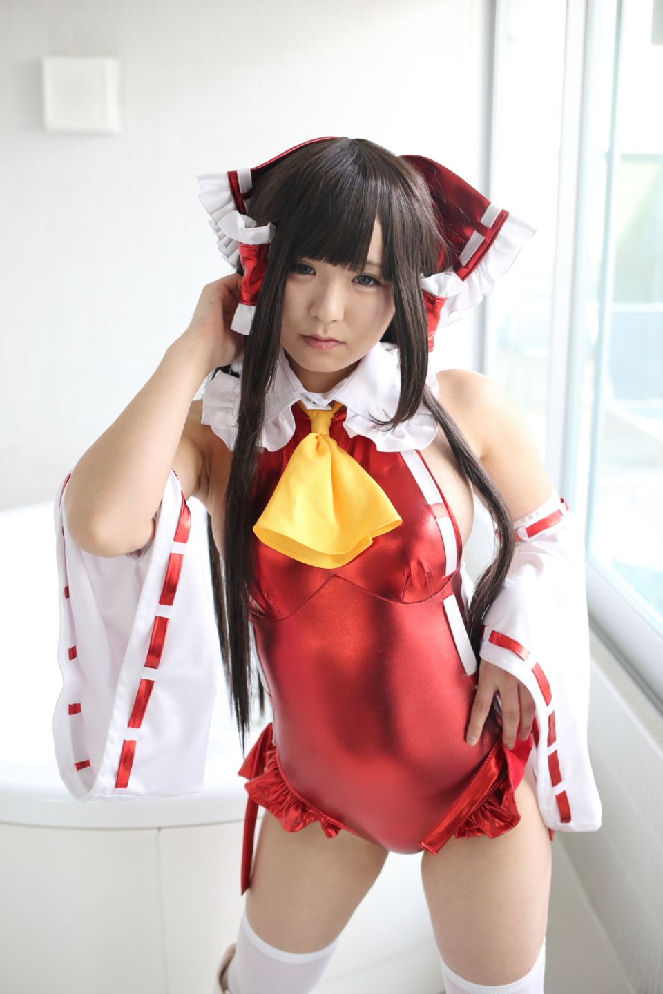 145cm e cốc tóc đen thẳng cô gái xinh đẹp Lớp Komugi 16 Reimu