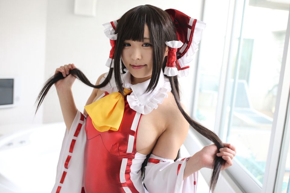 145cm e cốc tóc đen thẳng cô gái xinh đẹp Lớp Komugi 16 Reimu