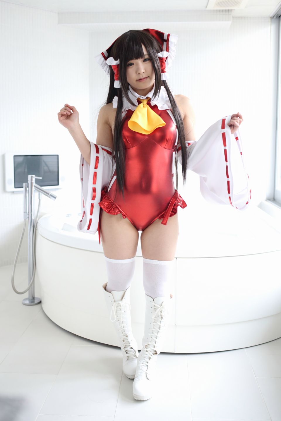 145cm e cốc tóc đen thẳng cô gái xinh đẹp Lớp Komugi 16 Reimu