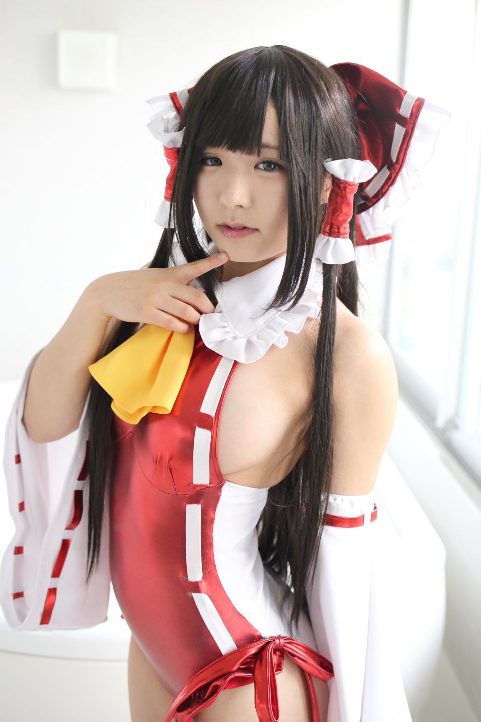 145cm e cốc tóc đen thẳng cô gái xinh đẹp Lớp Komugi 16 Reimu