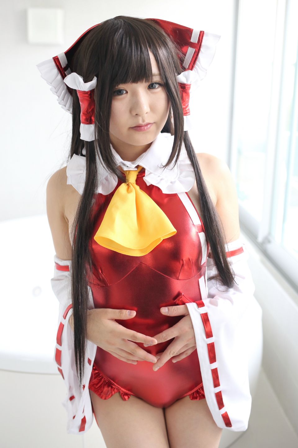 145cm e cốc tóc đen thẳng cô gái xinh đẹp Lớp Komugi 16 Reimu