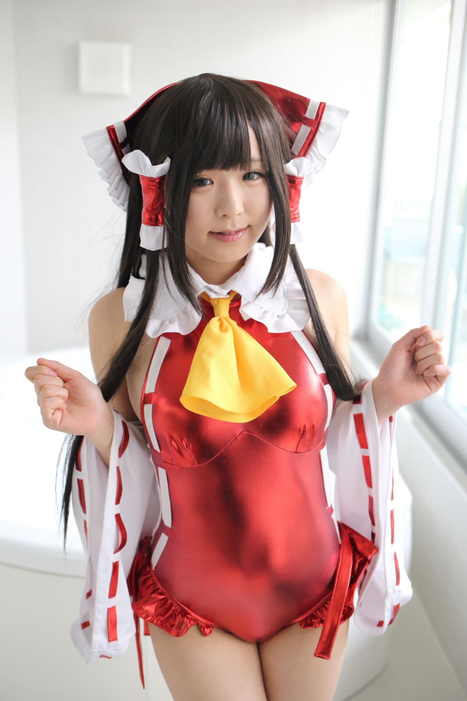 145cm e cốc tóc đen thẳng cô gái xinh đẹp Lớp Komugi 16 Reimu