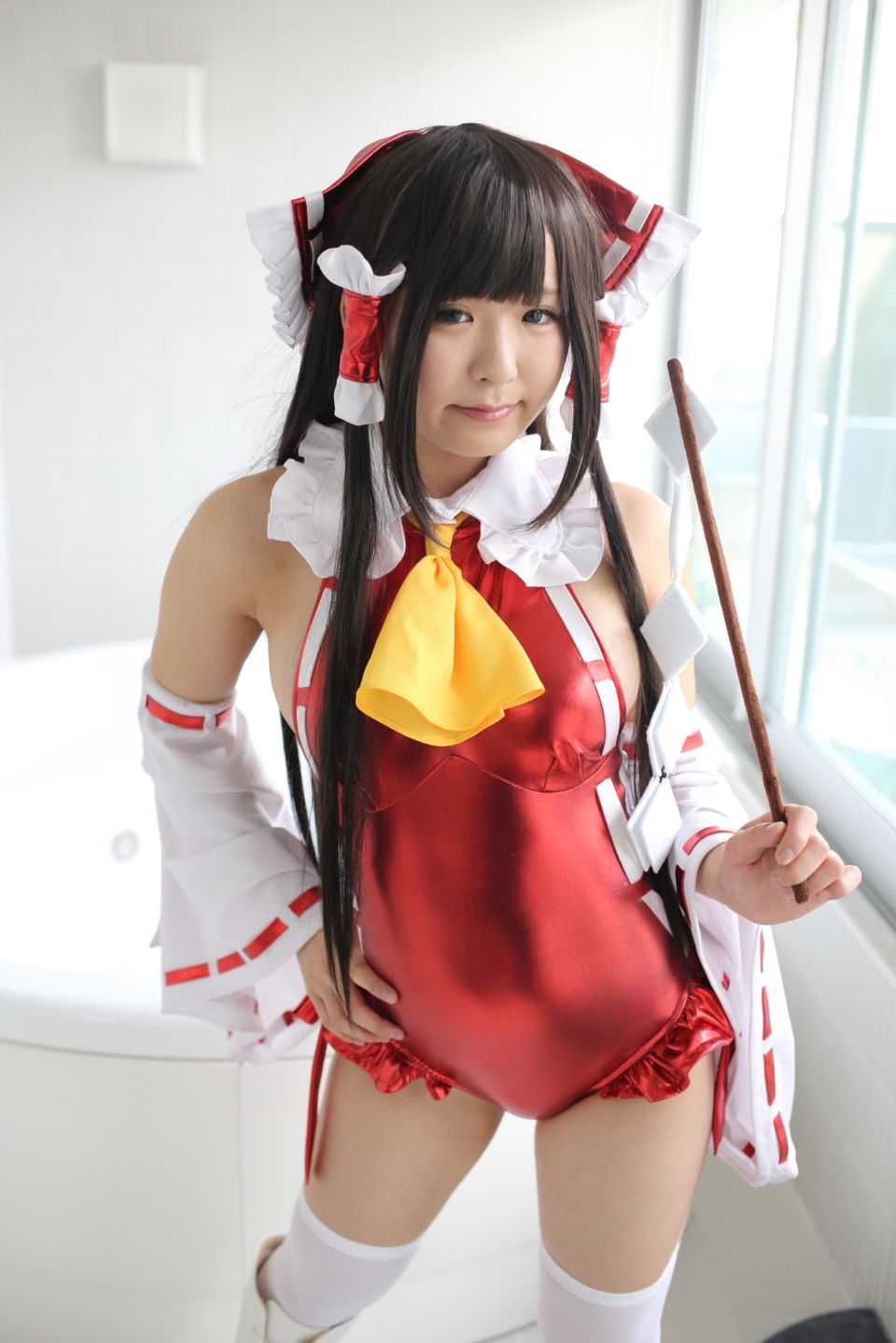 145cm e cốc tóc đen thẳng cô gái xinh đẹp Lớp Komugi 16 Reimu