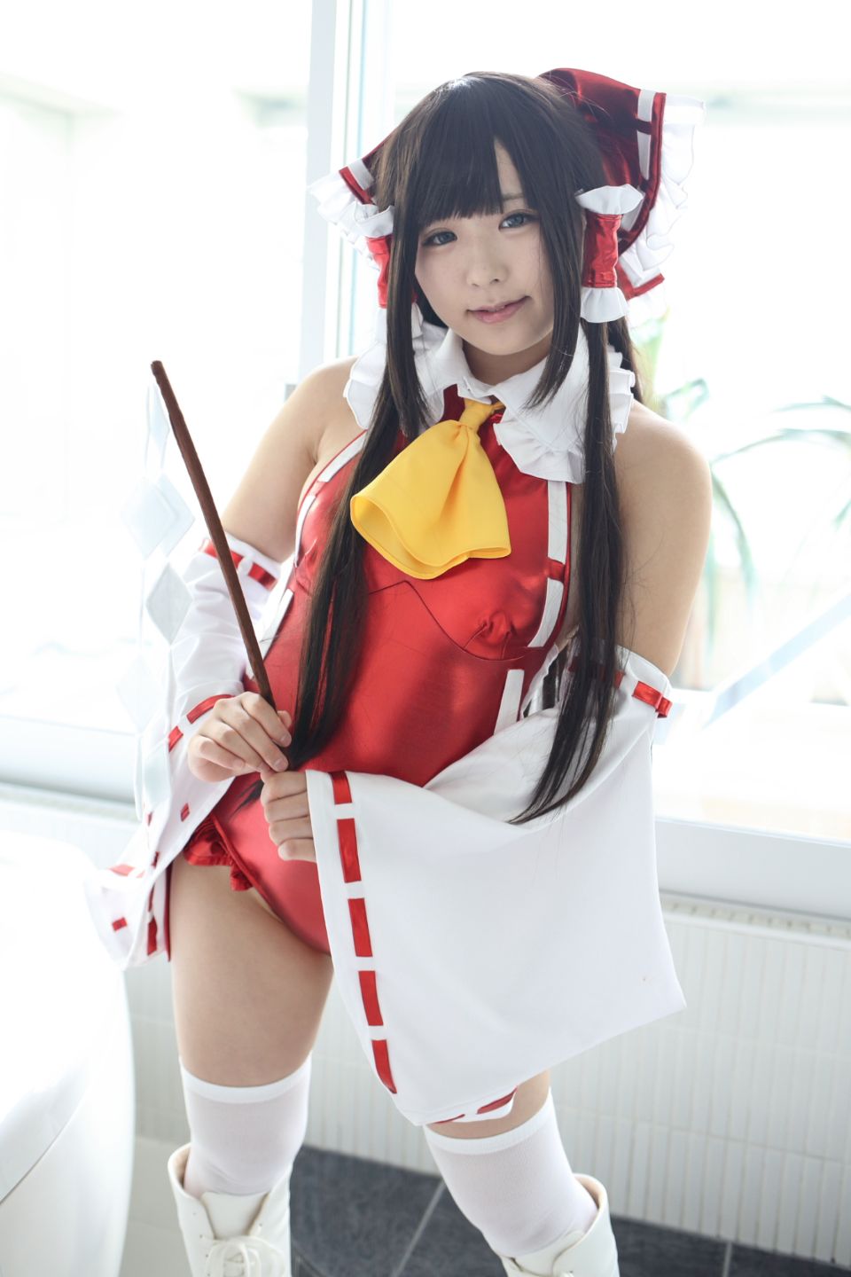 145cm e cốc tóc đen thẳng cô gái xinh đẹp Lớp Komugi 16 Reimu