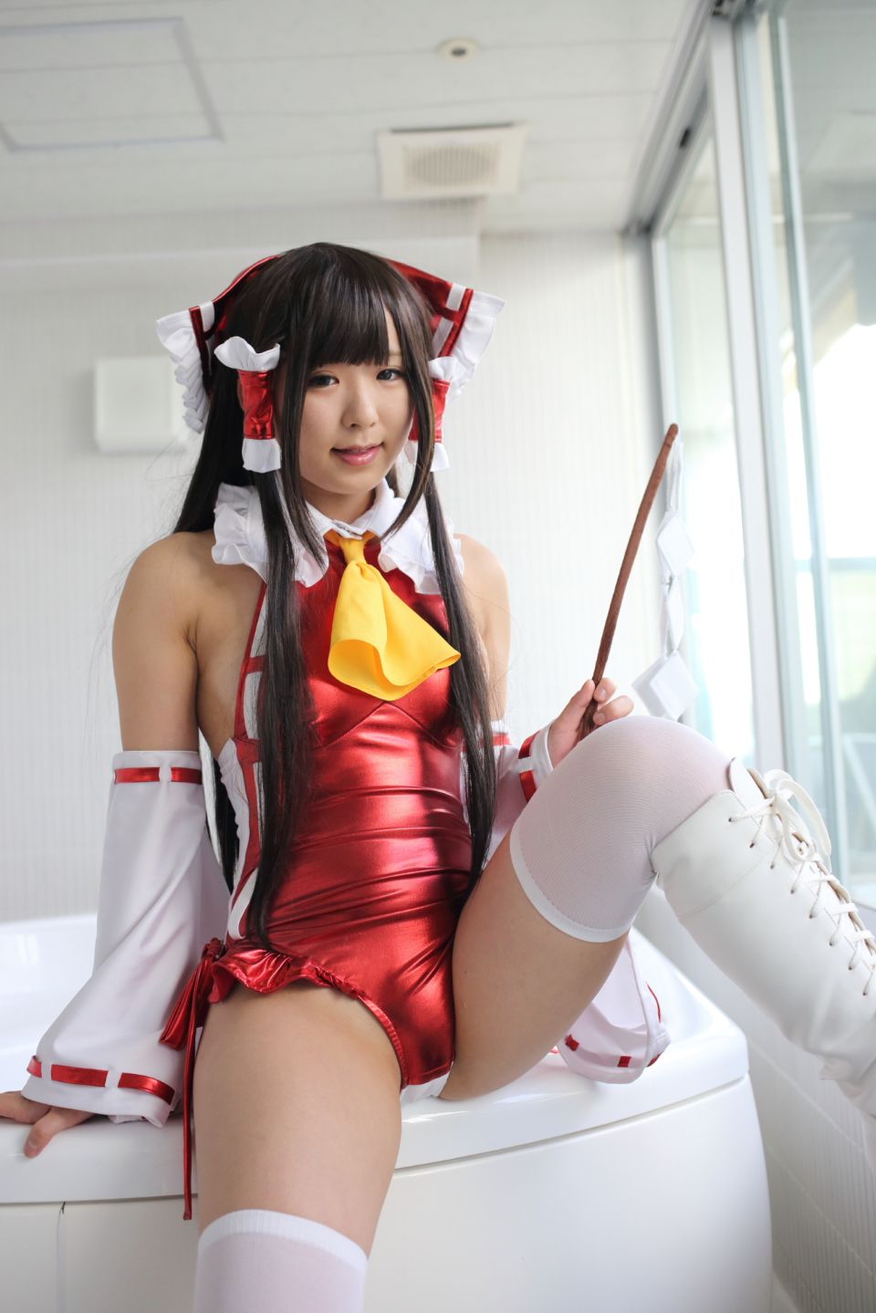 145cm e cốc tóc đen thẳng cô gái xinh đẹp Lớp Komugi 16 Reimu