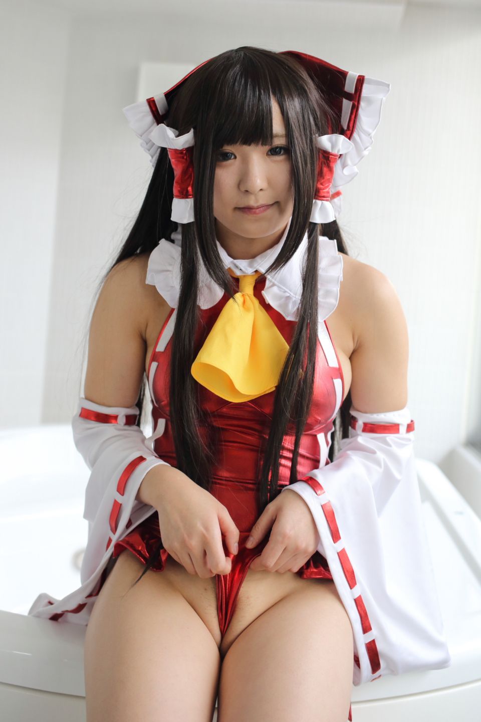 145cm e cốc tóc đen thẳng cô gái xinh đẹp Lớp Komugi 16 Reimu