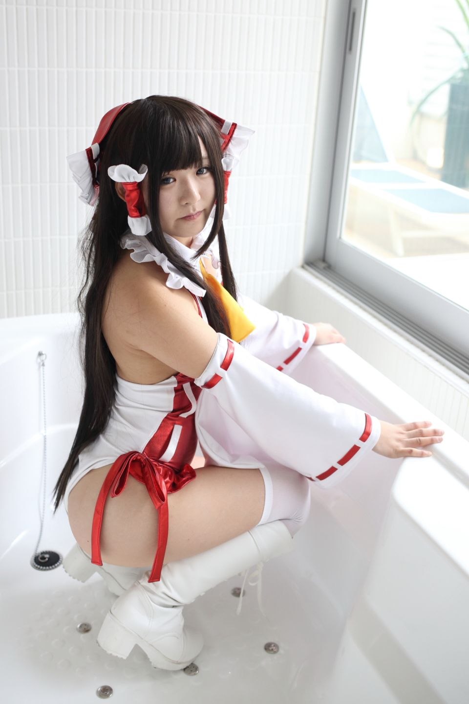 145cm e cốc tóc đen thẳng cô gái xinh đẹp Lớp Komugi 16 Reimu