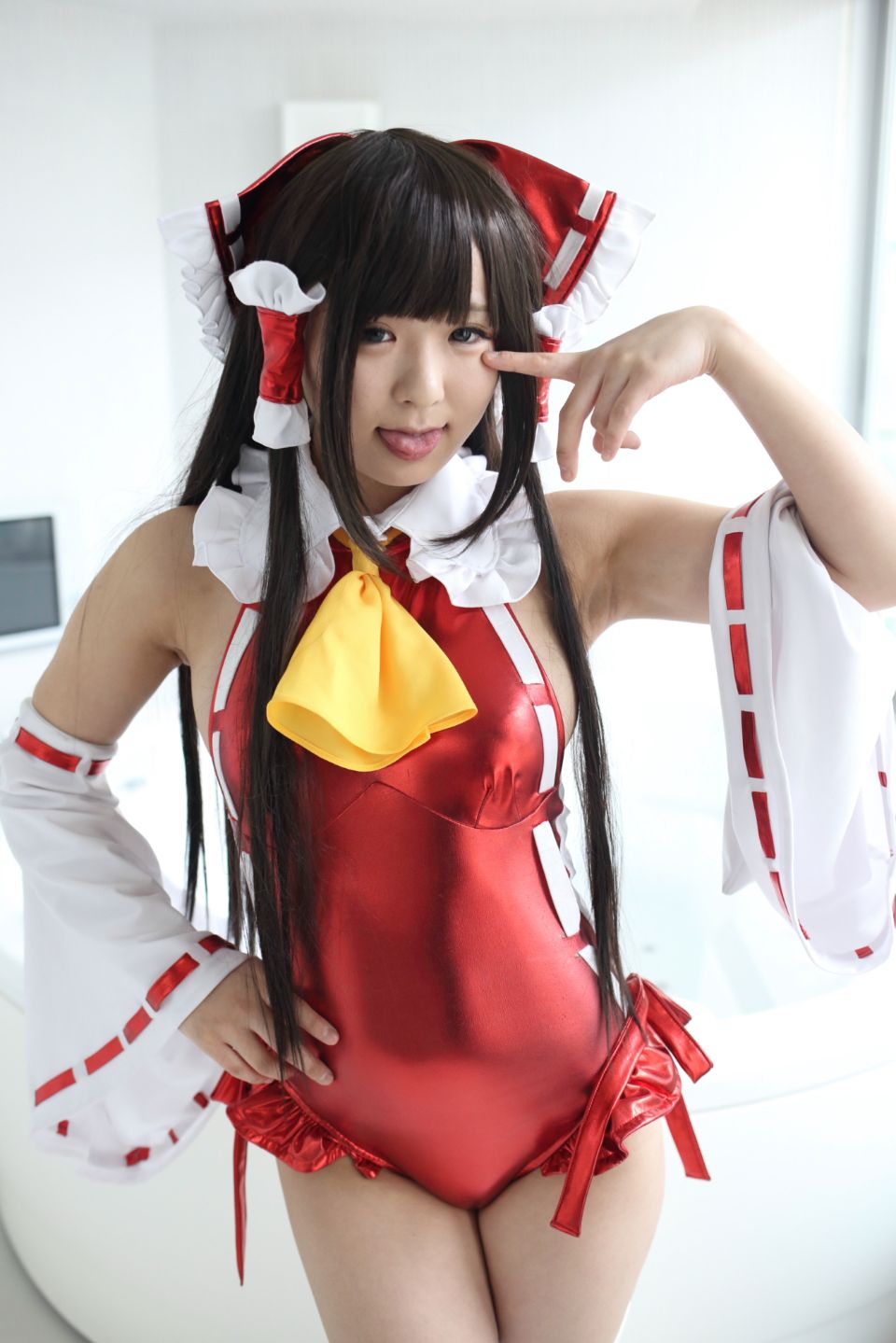 145cm e cốc tóc đen thẳng cô gái xinh đẹp Lớp Komugi 16 Reimu