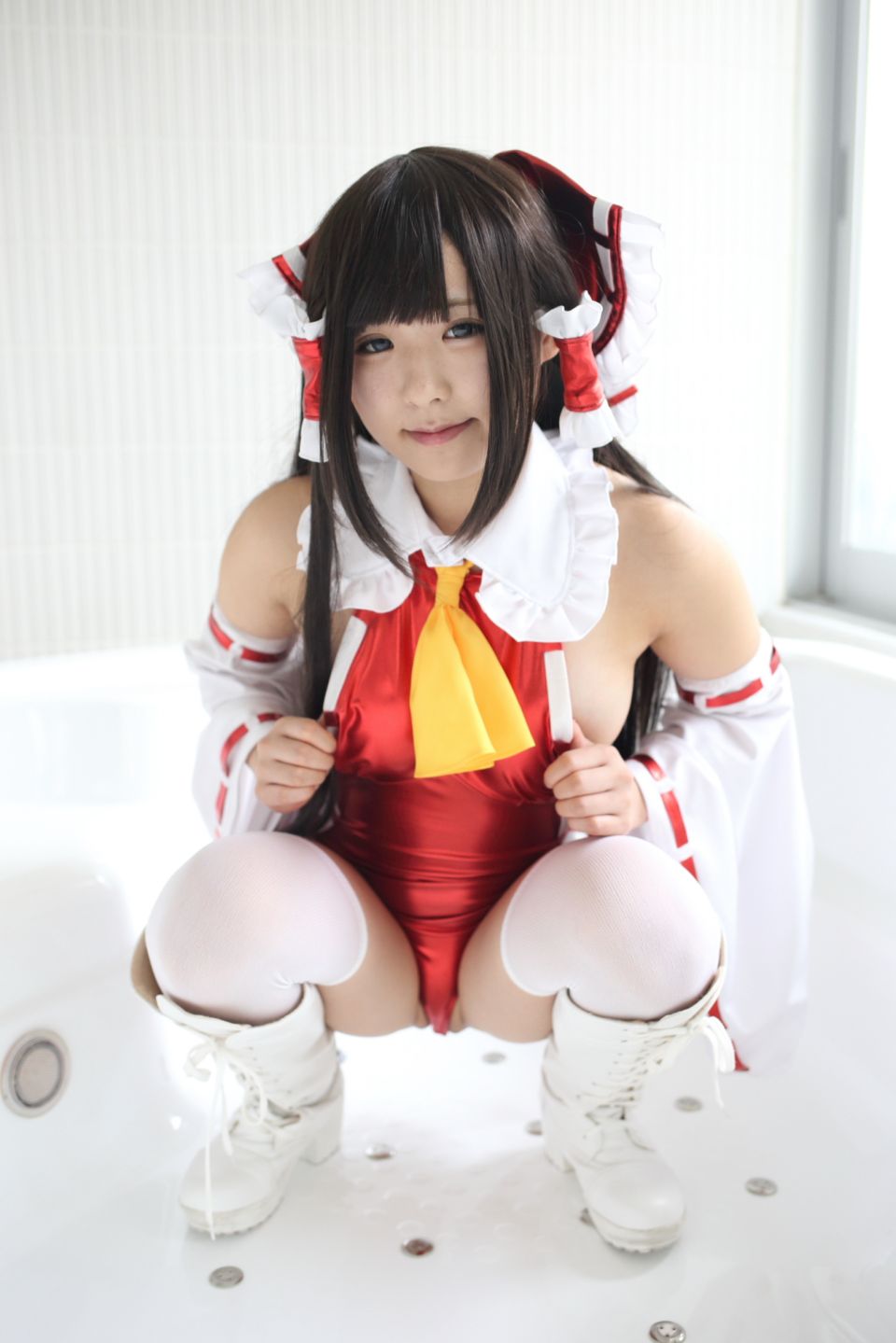 145cm e cốc tóc đen thẳng cô gái xinh đẹp Lớp Komugi 16 Reimu