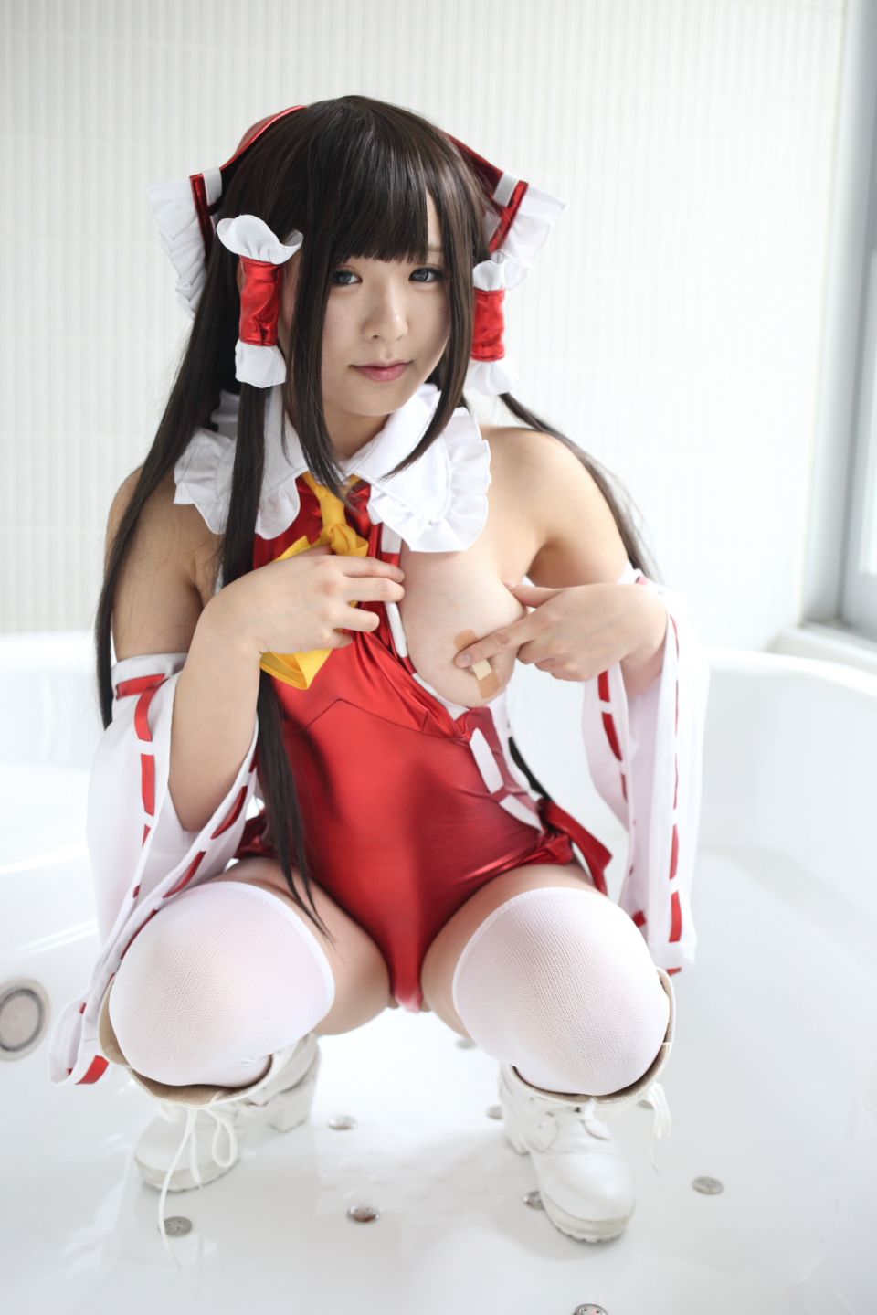 145cm e cốc tóc đen thẳng cô gái xinh đẹp Lớp Komugi 16 Reimu