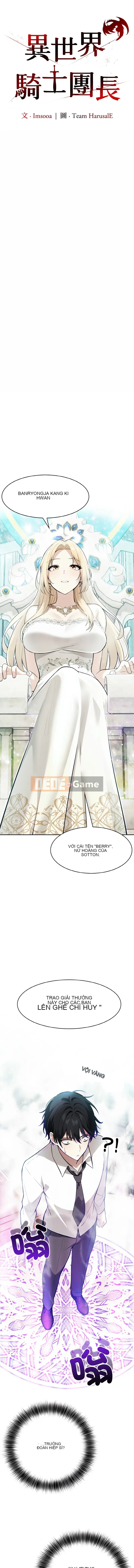 Chỉ huy của các Hiệp sĩ của một thế giới khác Chương 1-4