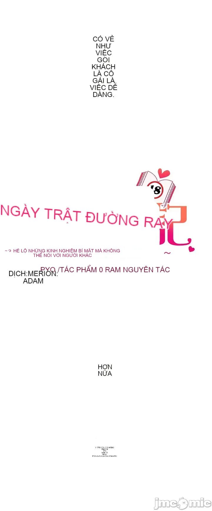 Nhật ký trật bánh Chương 1-46