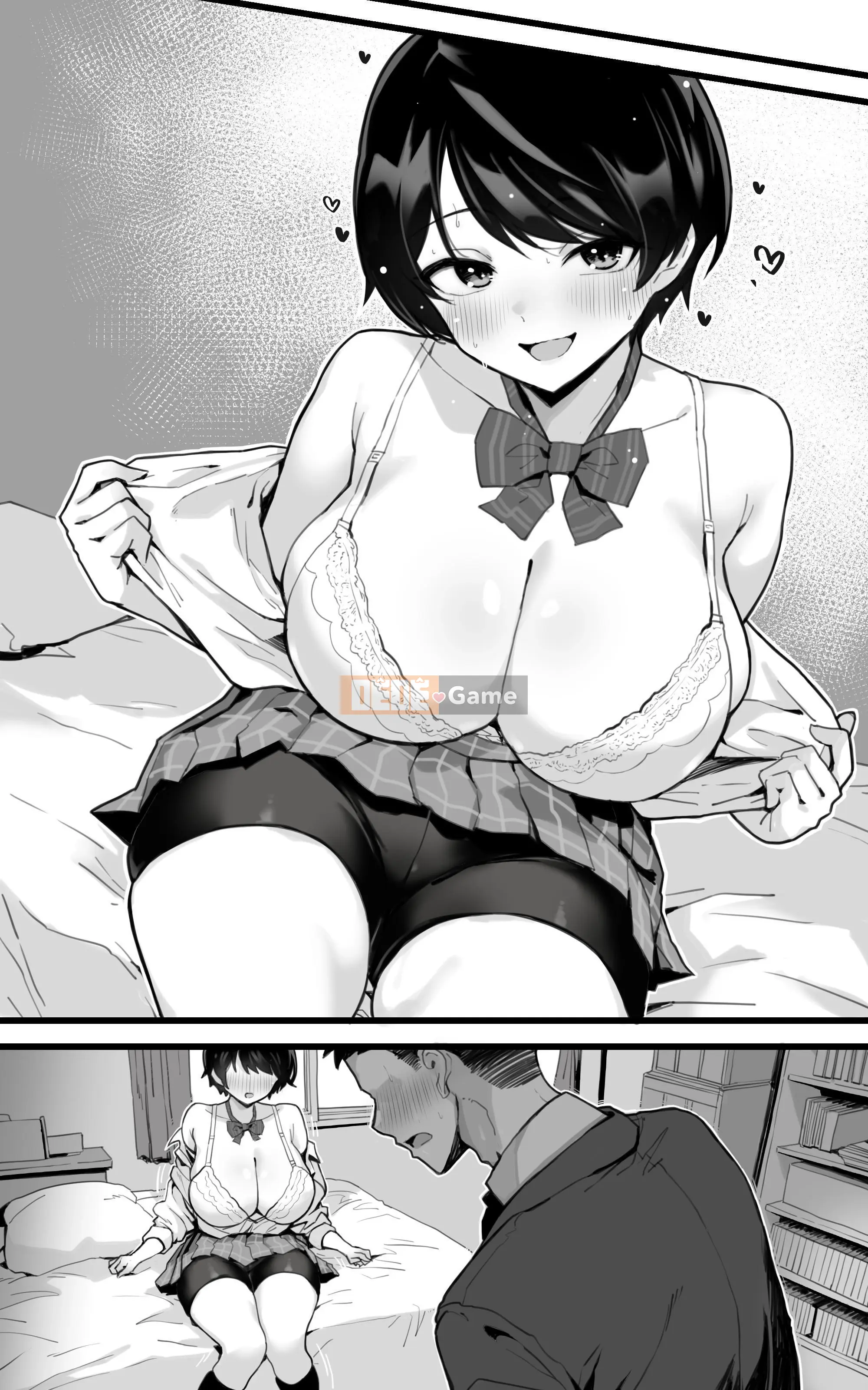 Người bạn thời thơ ấu đầy đặn - bạn, hôn, kem và âm hộ cạo râu | Amae Stilts - See Deep, Cumshot, không có lông