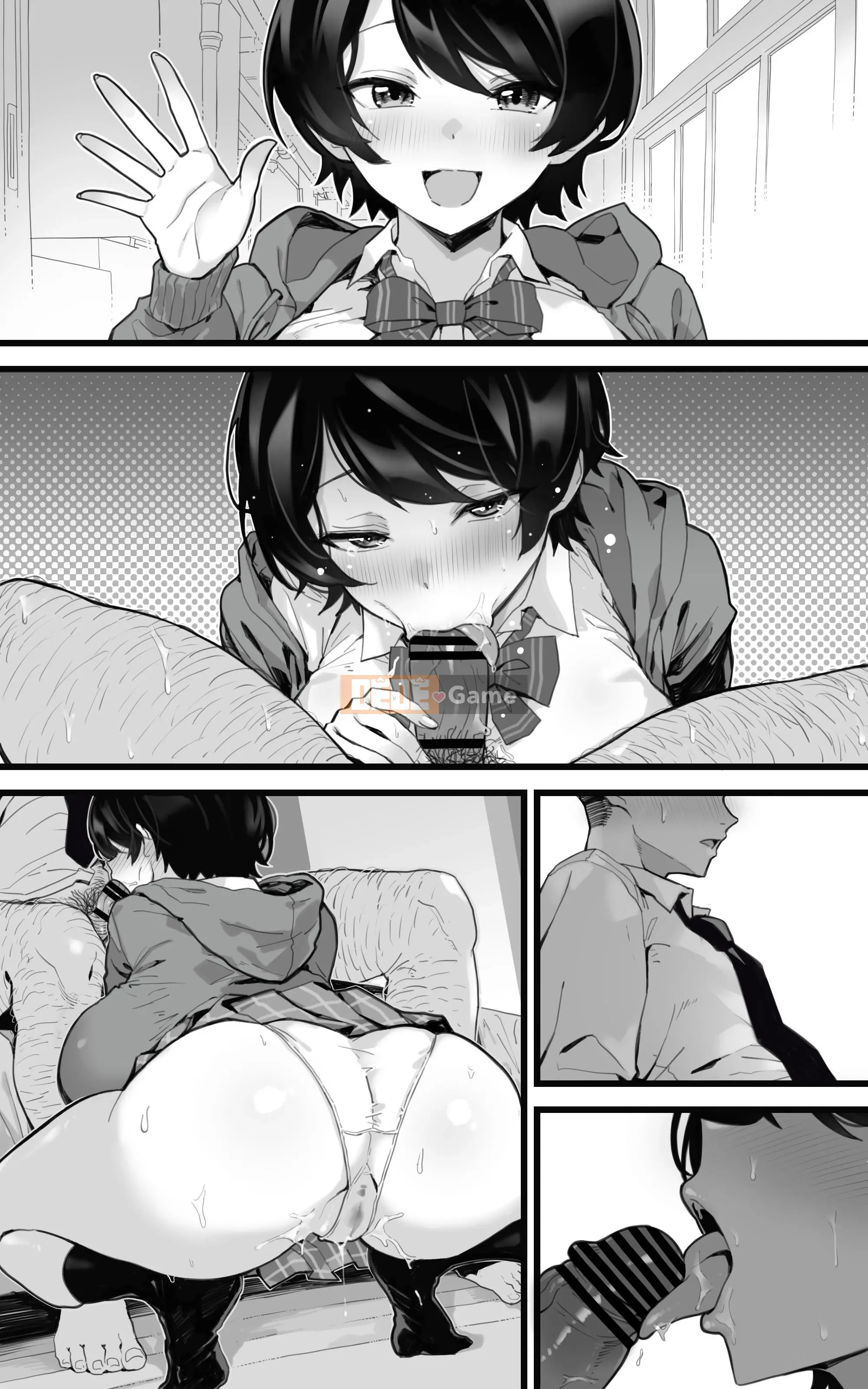 Người bạn thời thơ ấu đầy đặn - bạn, hôn, kem và âm hộ cạo râu | Amae Stilts - See Deep, Cumshot, không có lông