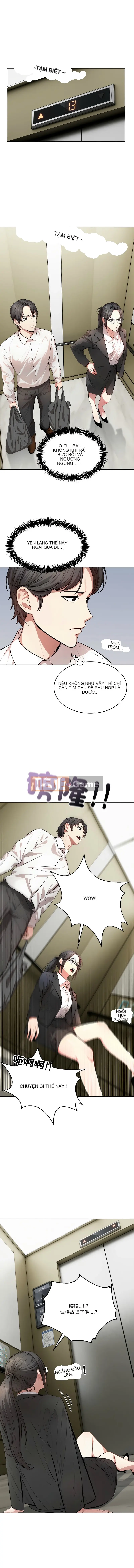 Một người đàn ông và một người phụ nữ bị mắc kẹt trong thang máy Chương 1-7