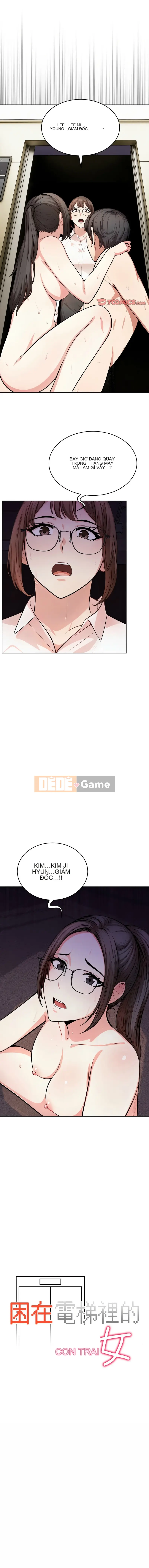 Một người đàn ông và một người phụ nữ bị mắc kẹt trong thang máy Chương 8-9