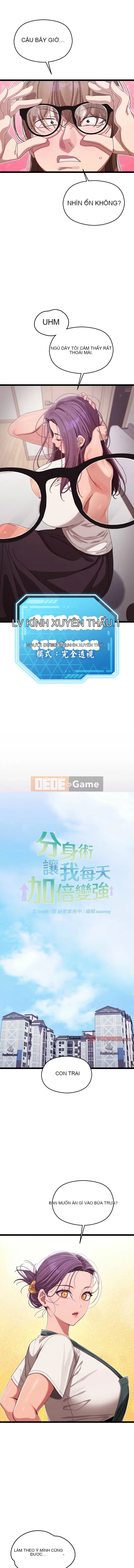 Kỹ thuật nhân bản làm cho tôi tăng gấp đôi và mạnh mẽ hơn mỗi ngày Chương 1-10