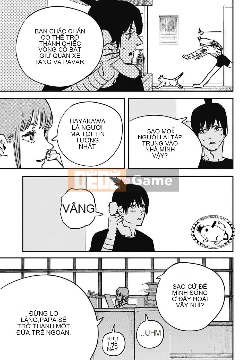 Người đàn ông cưa máy Chương 011