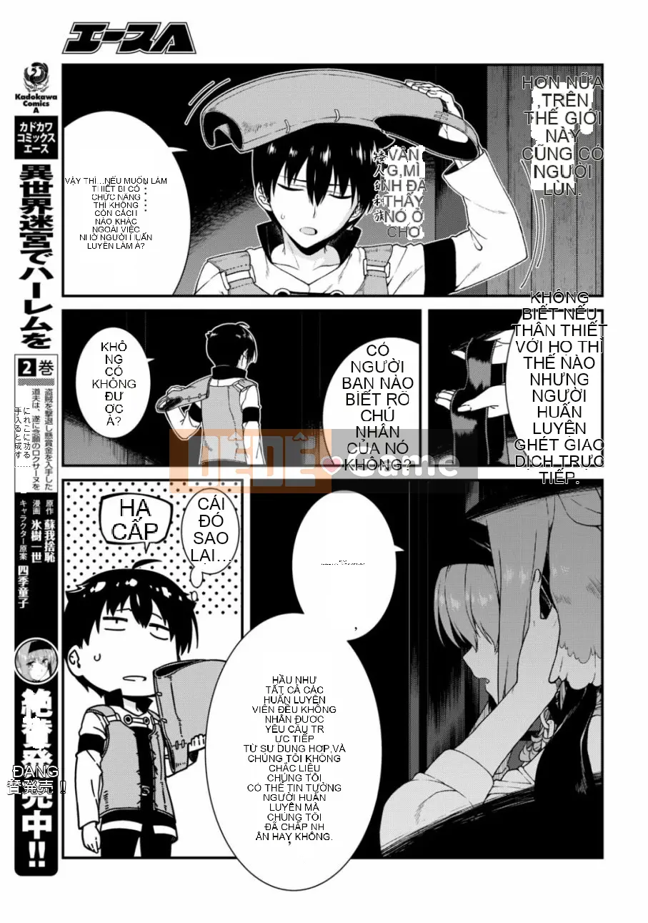 Mở hậu cung trong mê cung của một thế giới khác Chương 013