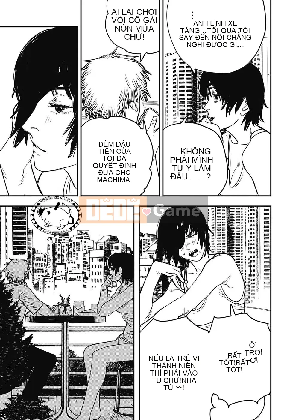 Người đàn ông cưa máy Chương 022