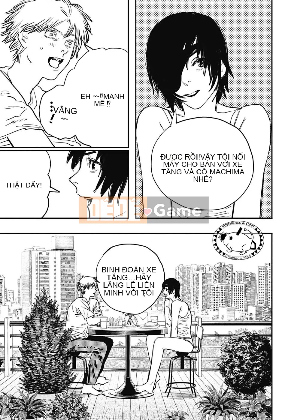 Người đàn ông cưa máy Chương 022