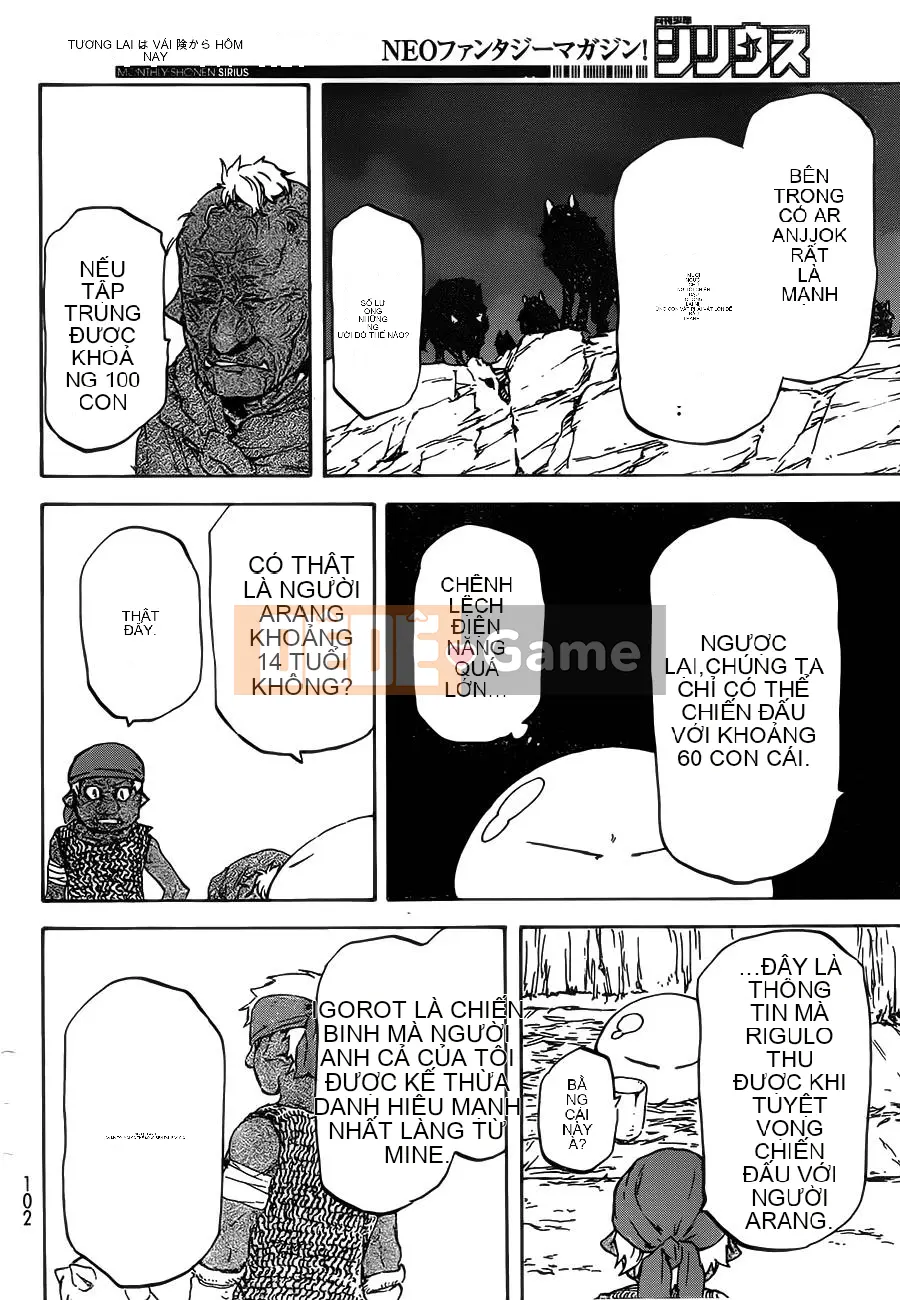 Điều về việc tôi trở thành một chất nhờn sau khi tái sinh Chương 002