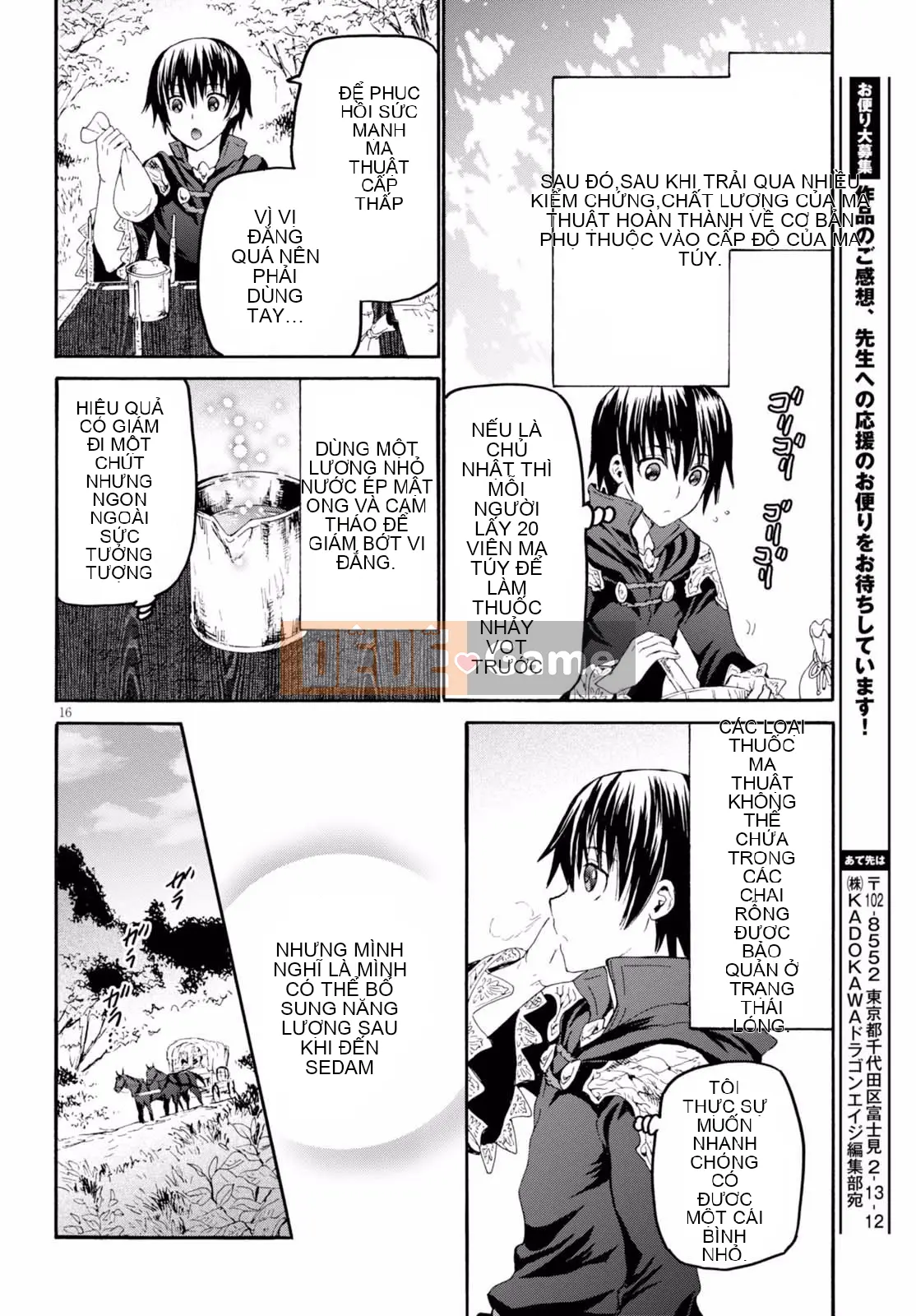 Rhapsody của một thế giới khác bắt đầu từ cuộc hành trình của cái chết Chương 036