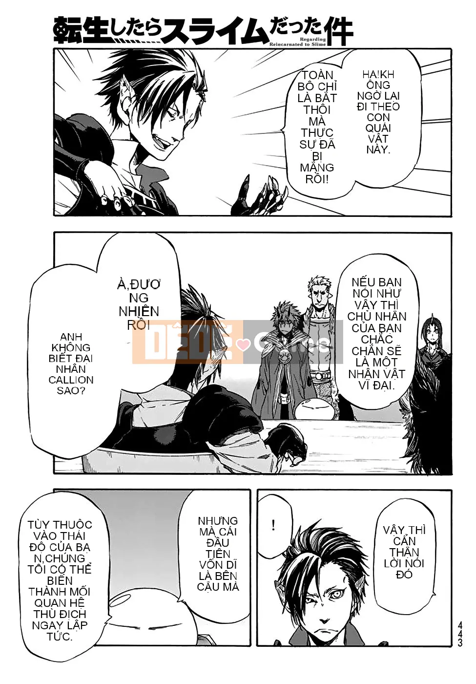 Điều về việc tôi trở thành một chất nhờn sau khi tái sinh Chương 033