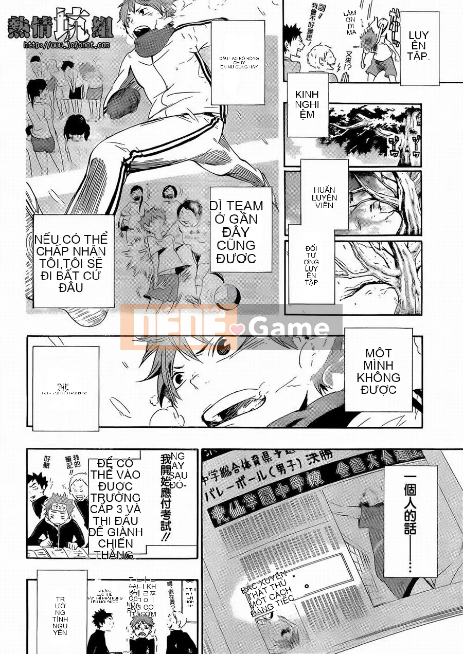 Cậu bé bóng chuyền Chương 001