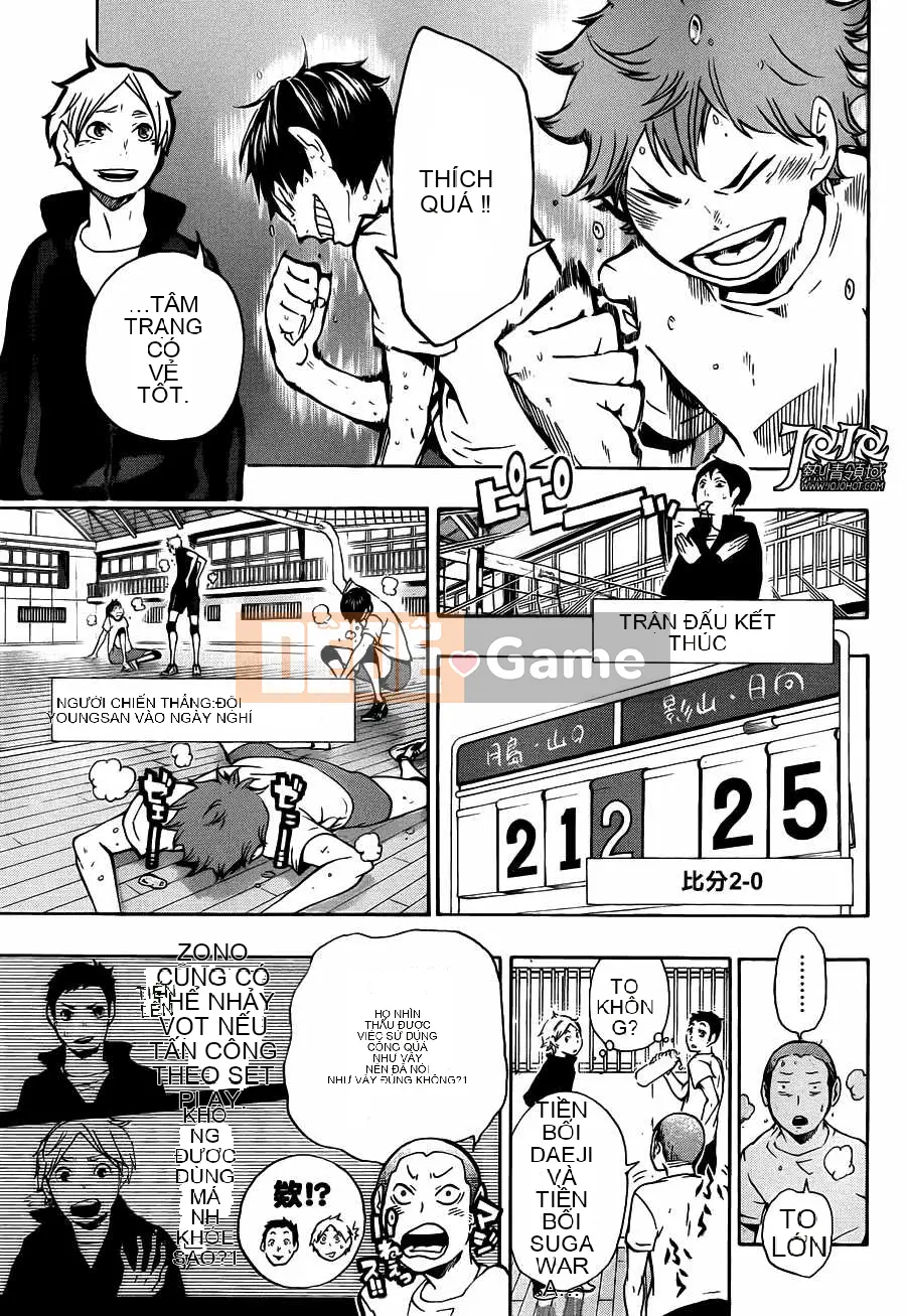 Cậu bé bóng chuyền Chương 009