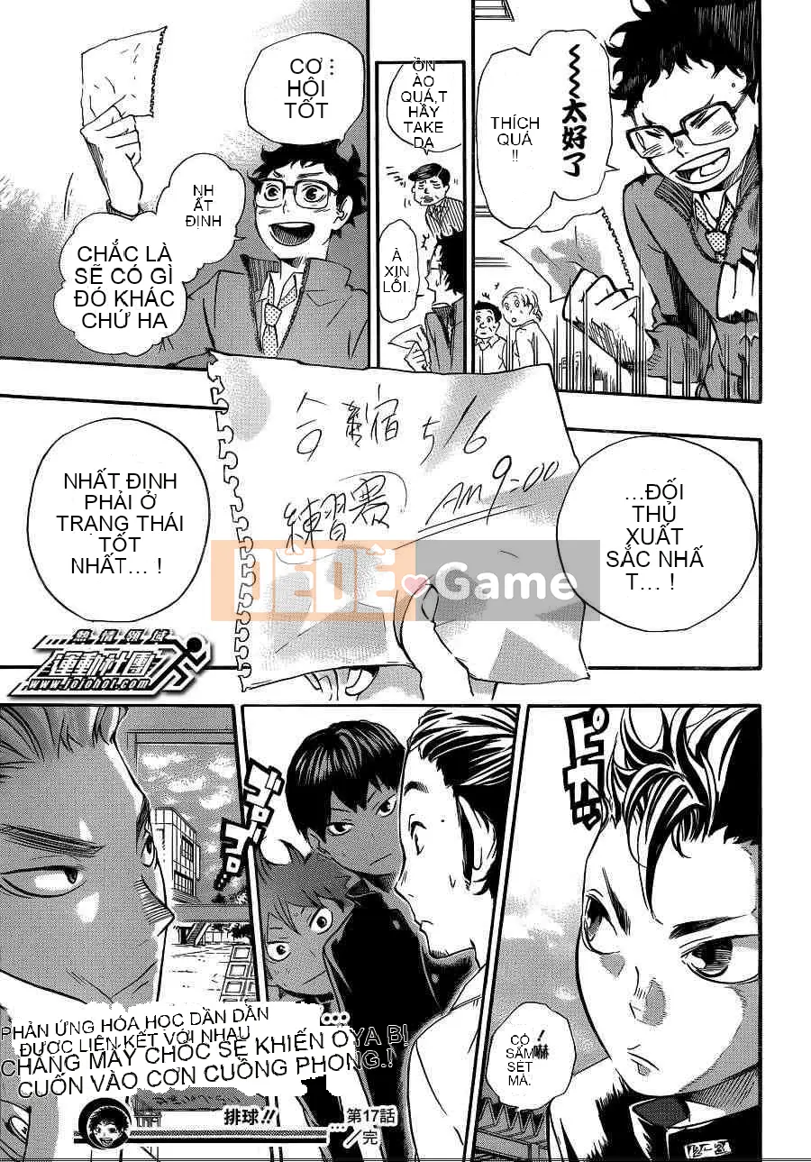 Cậu bé bóng chuyền Chương 017