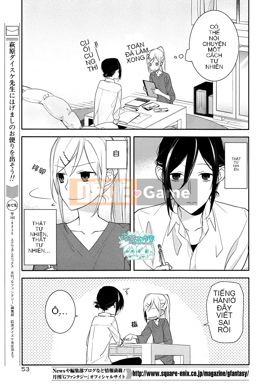 Làng Horiyomiya Chương 014