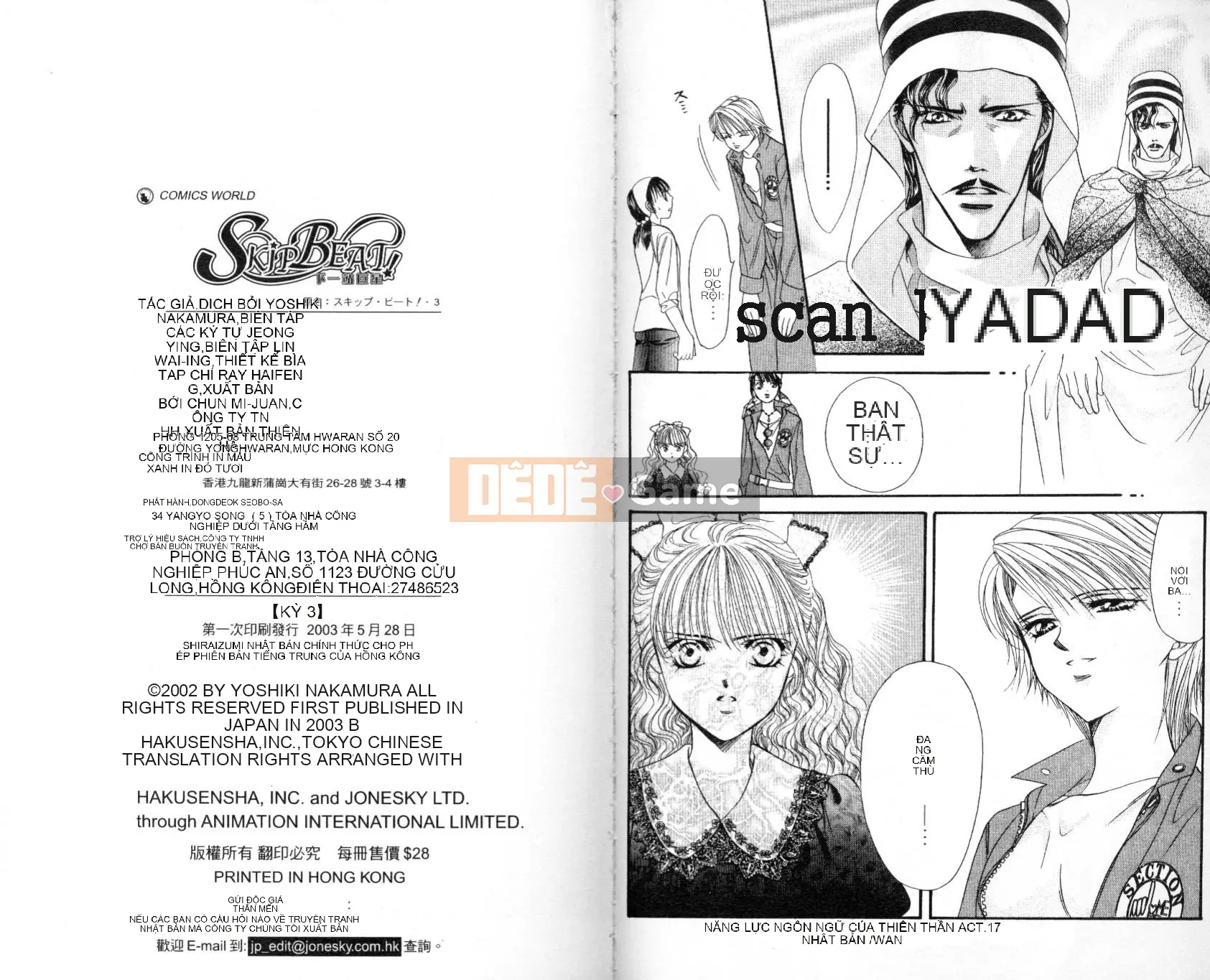 Thử thách tuyệt đẹp Chương 003