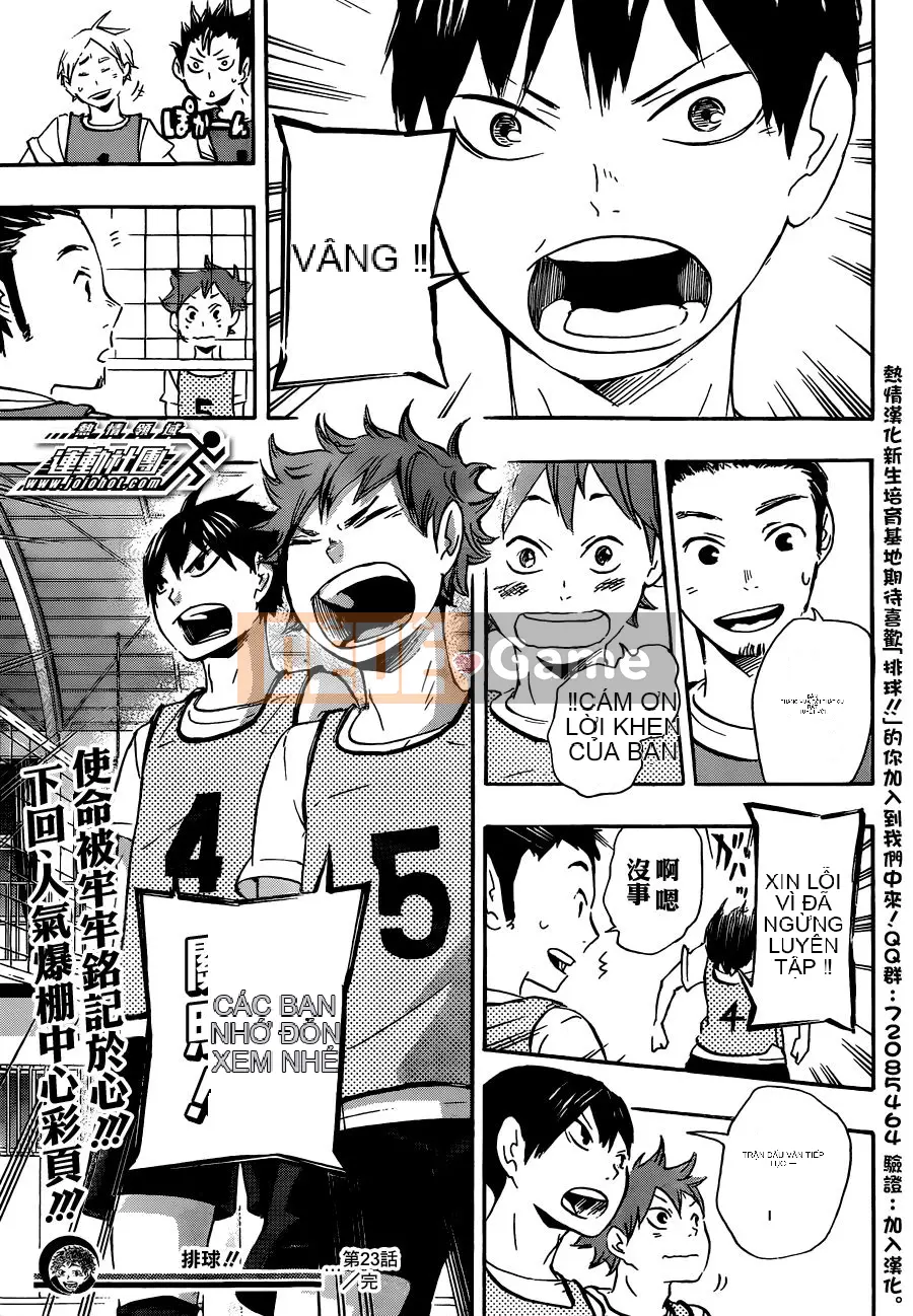 Cậu bé bóng chuyền Chương 023