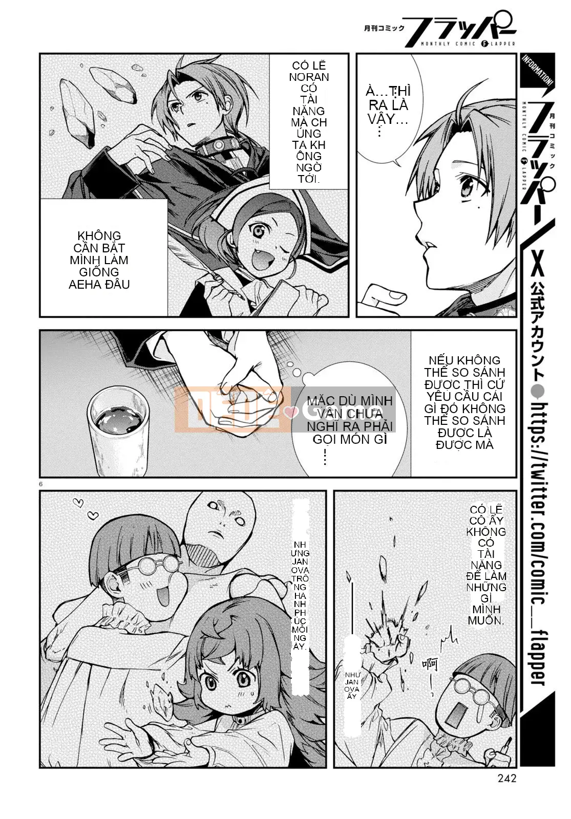 Tái sinh mà không có việc làm Chương 093